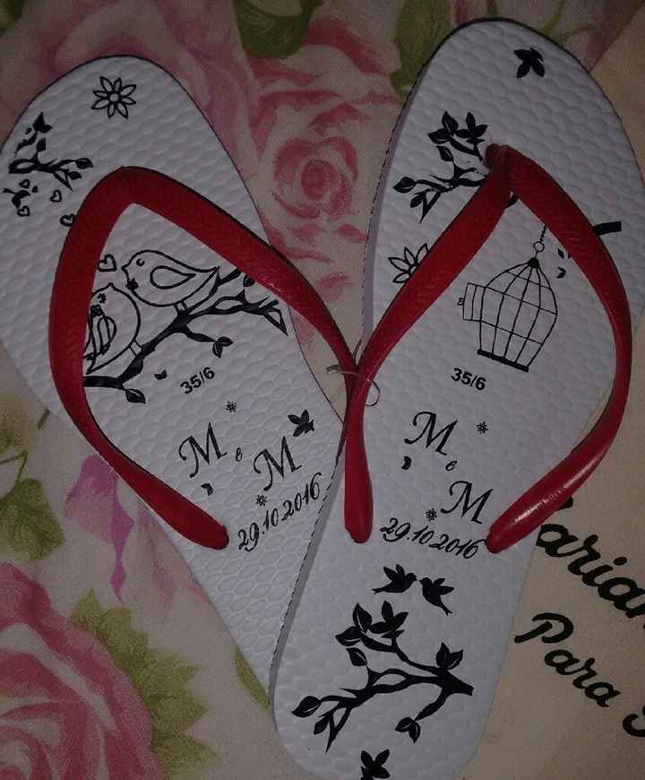 Meus chinelos chegaram. - 1