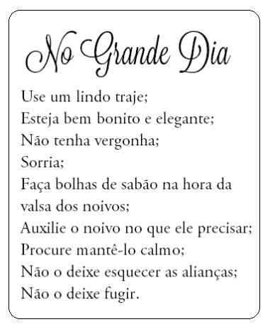 No grande dia...
