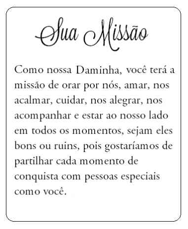 Missão...