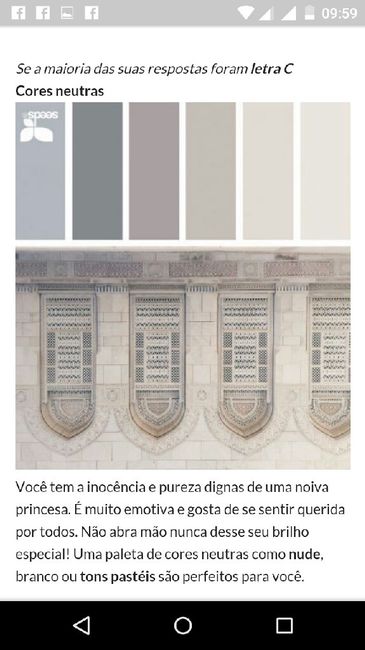A cor ideal do meu casamento é... - 1