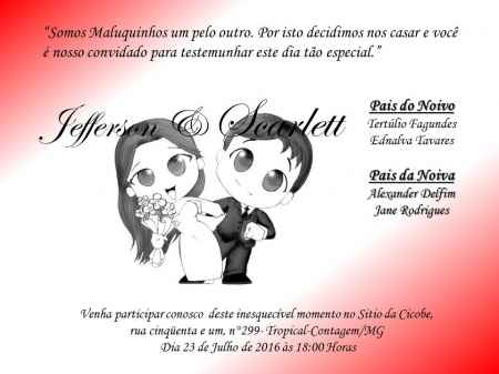 Meu convite - 1