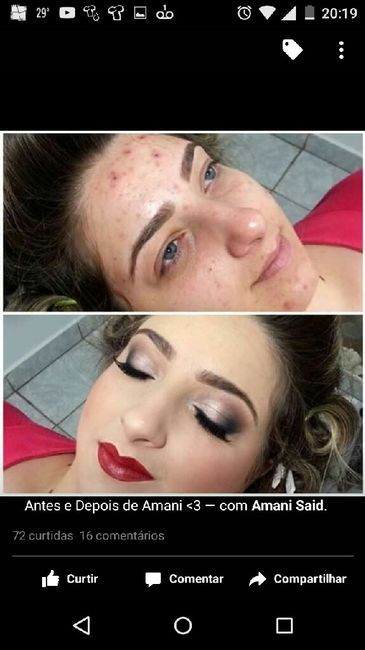 Preços de make e cabelo - 1
