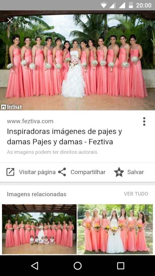 Roupas das madrinhas - 1