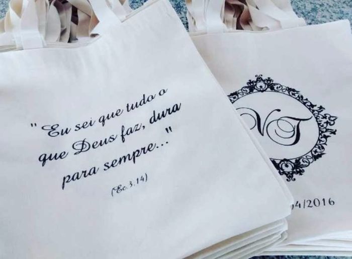 Ecobag para lembrança de casamento - Faça você mesmo 1