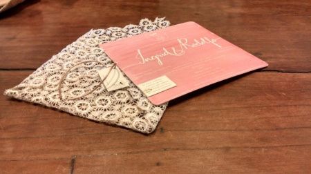 Convite de Papel Rendado 2
