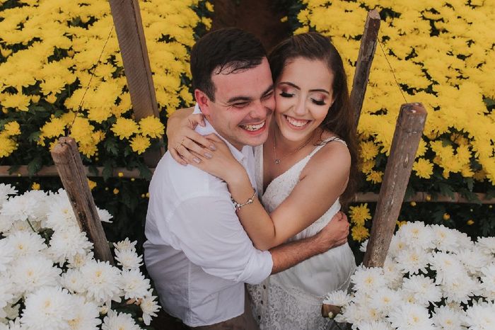 Pré Wedding numa estufa de flores! 🌼 Lilia e Felipe 1