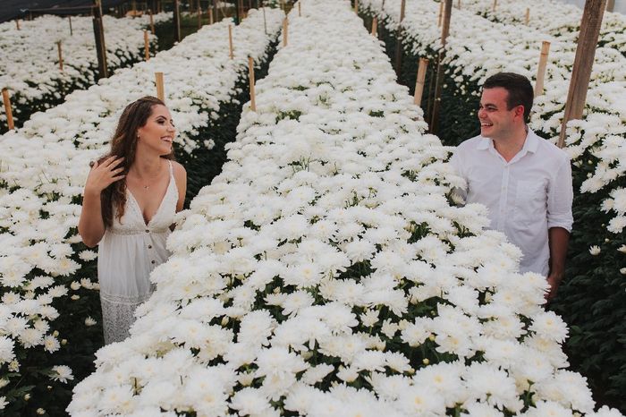 Pré Wedding numa estufa de flores! 🌼 Lilia e Felipe 3