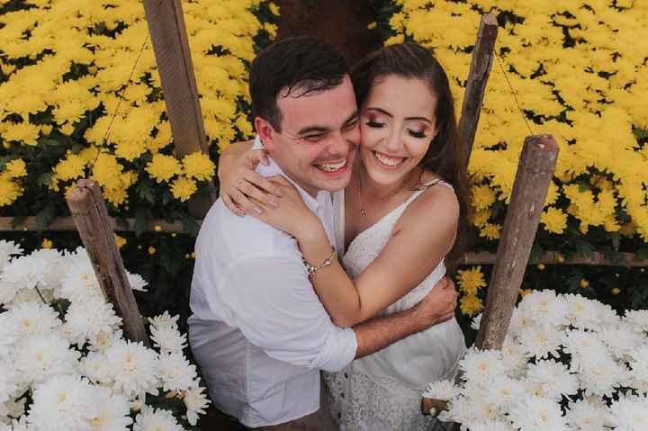 Pré Wedding numa estufa de flores! 🌼 Lilia e Felipe - 1