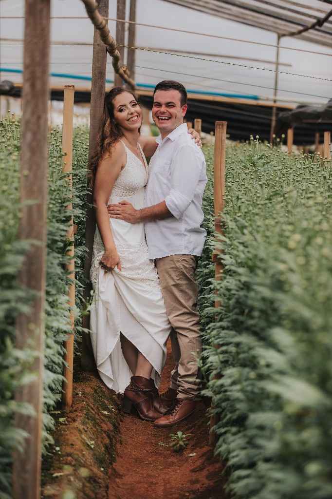 Pré Wedding numa estufa de flores! 🌼 Lilia e Felipe - 2