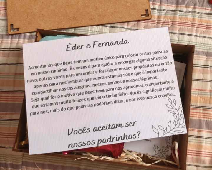 Minhas caixas de padrinhos 😍 - 5