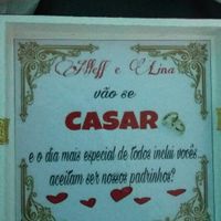 Convites dos padrinhos - 2