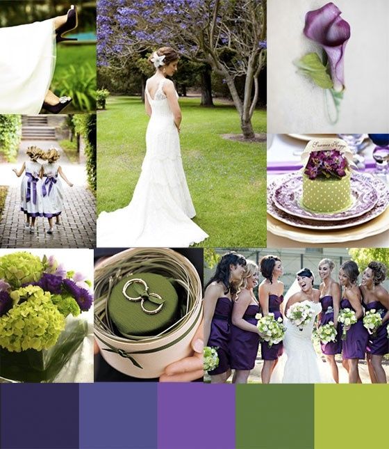 Verde e lilas