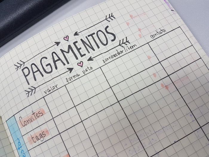 pagamentos (dentro de finanças)