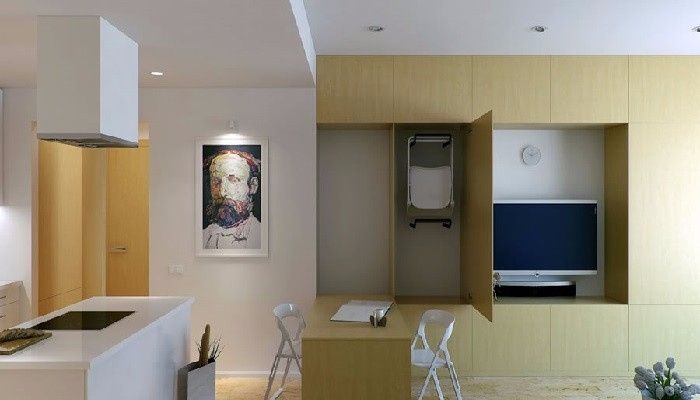 Cozinha minimalista - O espaço fica maior