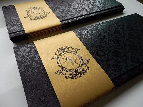 Inspiração convite - Estilo carteira (Comprido)