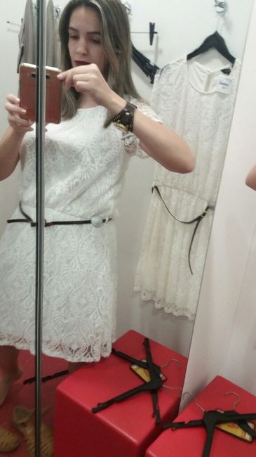 Meu vestido para o ensaio pré wending  - parte 2 - 2