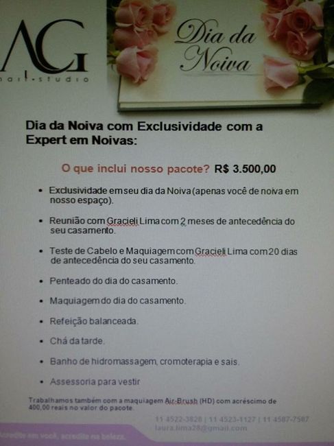 Valor da decoração!!! - 1