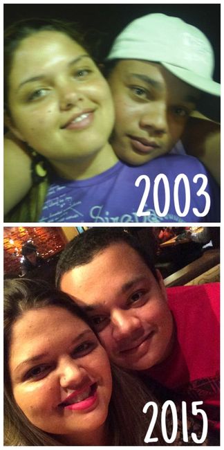 Meu noivo e eu: foto de antes e depois :) - 1