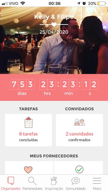 Mudei o dígitooooo já se foram 200 dias. - 1