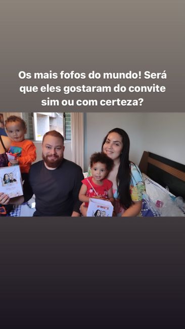 Entrega dos convites: estresse ou amorzinho? 4