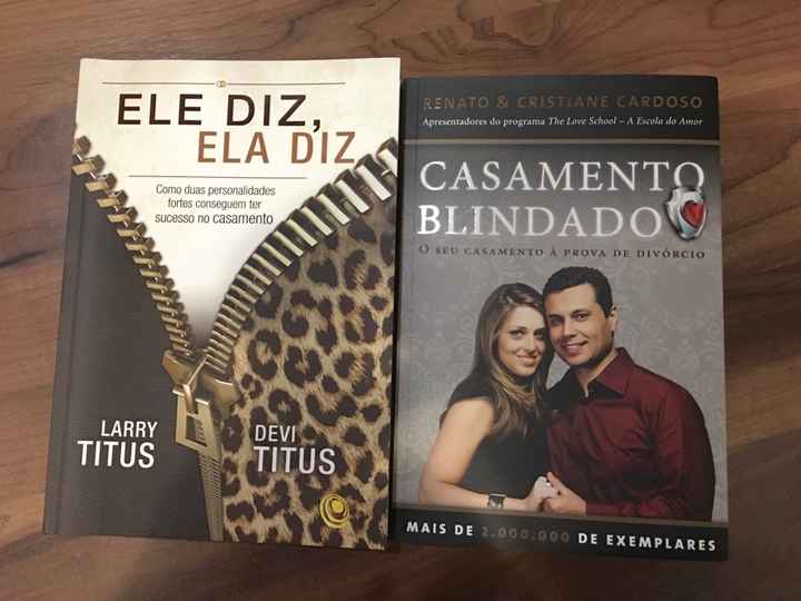 Livros antes do casamento - 1