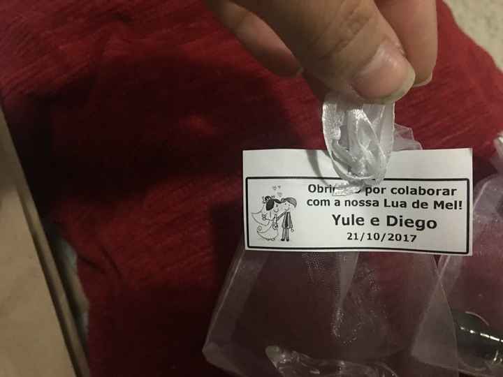Lembrancinha "operação lua de mel". - 2