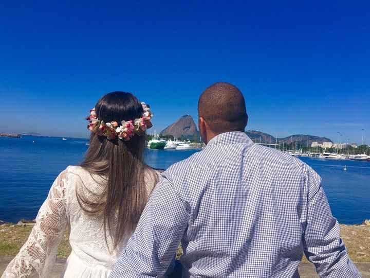 Um pouco do pré wedding, vista para o pão de açúcar - 3