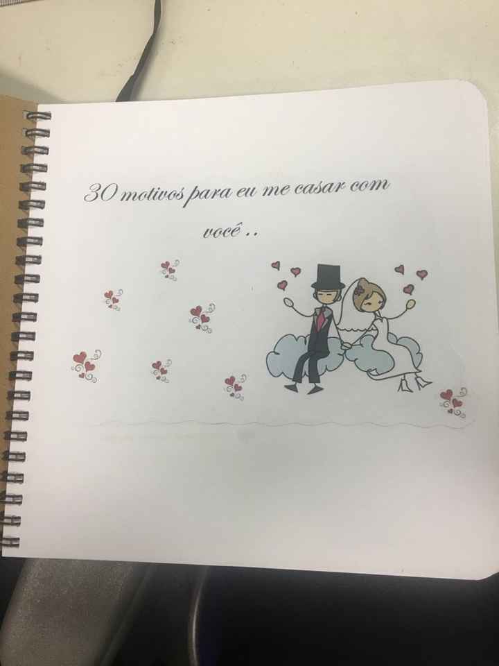 Livro "30 motivos para me casar com você". - 2