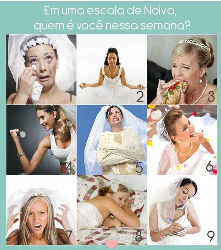 Em qual escala vcs estão noivinhas ?! - 1