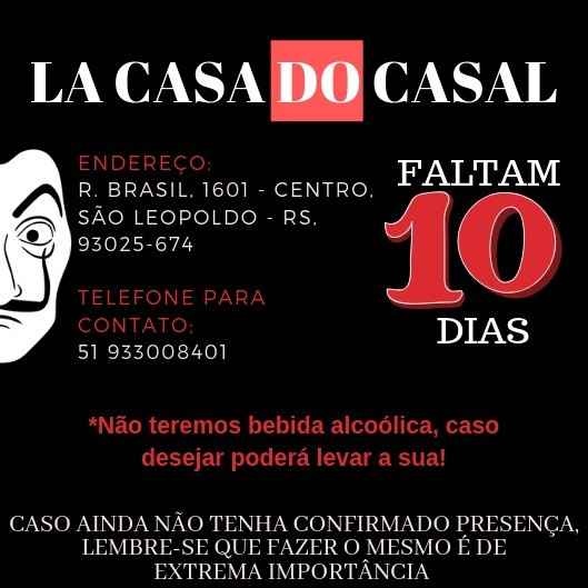 Lembrete: faltam 10 dias - 1