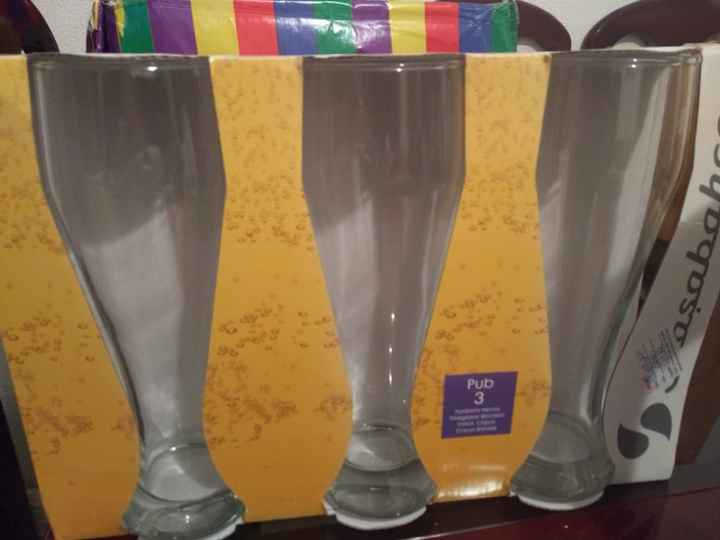 copos para cerveja de 600ml ganhamos 2 kit destes