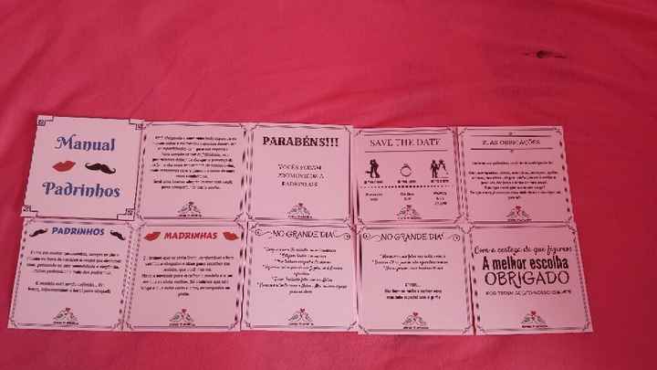 Uffa... demorou mais saiu. meus convites padrinhos...#vemver - 3