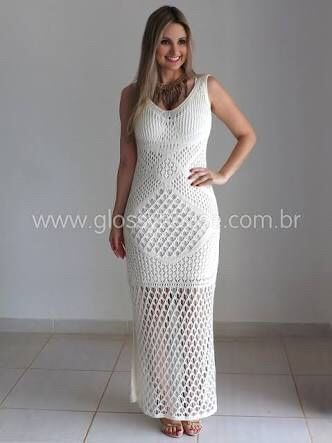 Vestidos de crochê !!! - 6