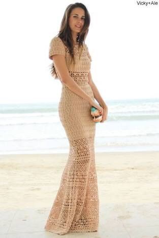 Vestidos de crochê !!! - 12