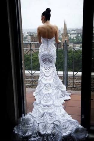 Vestidos de crochê !!! - 14