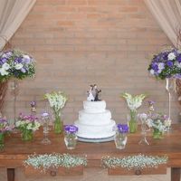 Casamento lilás e azul