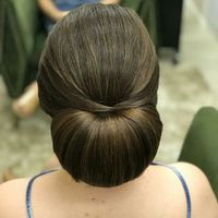 Fiz meu teste do penteado/noiva clássica - 4