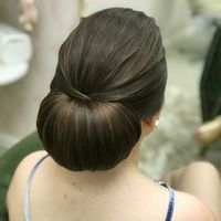 Fiz meu teste do penteado/noiva clássica - 5