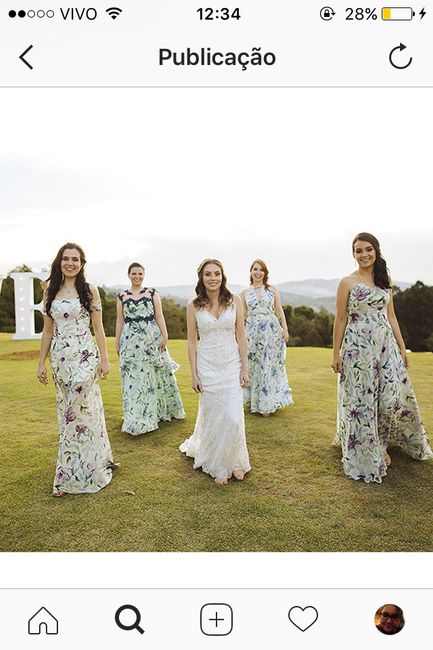  Madrinhas de vestido estampado, o que acham? - 2