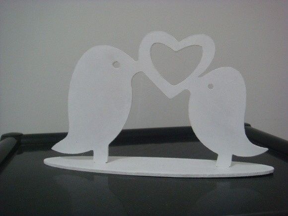 Topo de Bolo - Love Birds 6