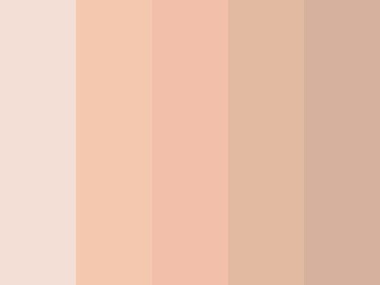 Paleta de cores - Nude