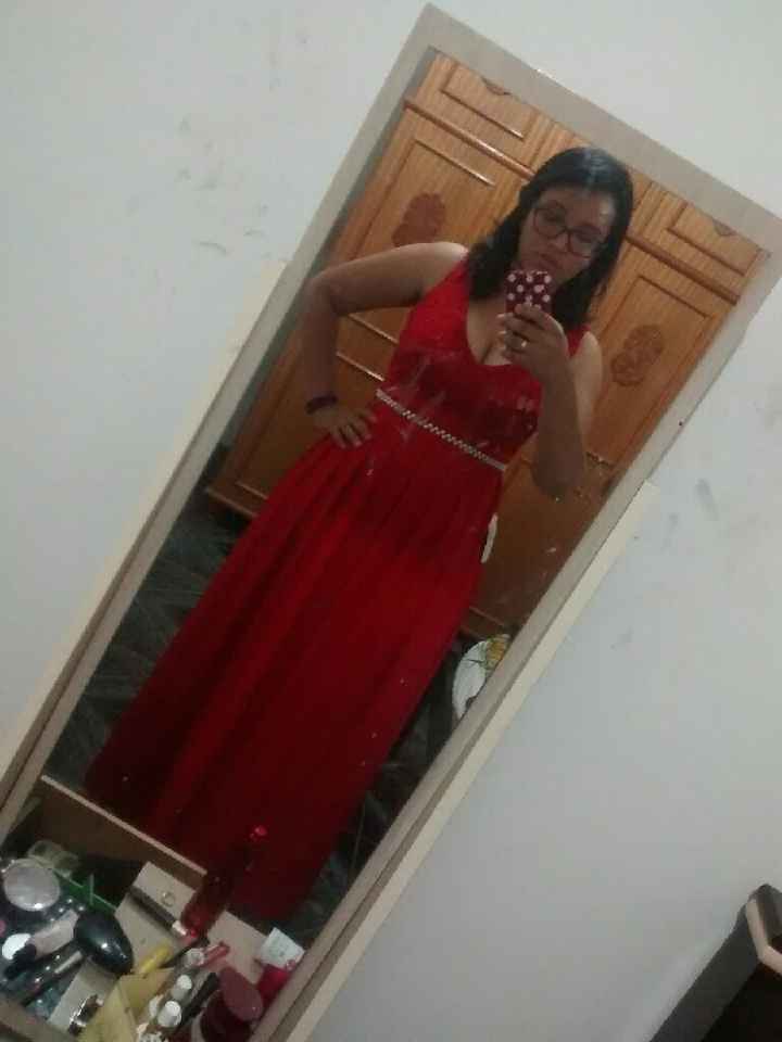 Up no vestido de madrinha. - 1
