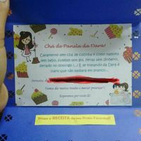 Meu convite chá de panela e meu bolo falso diy - 2