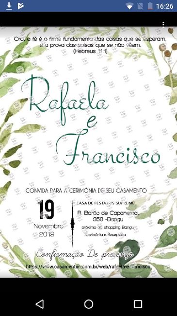 #vote Convite  1 preto ou  2 verde - 2