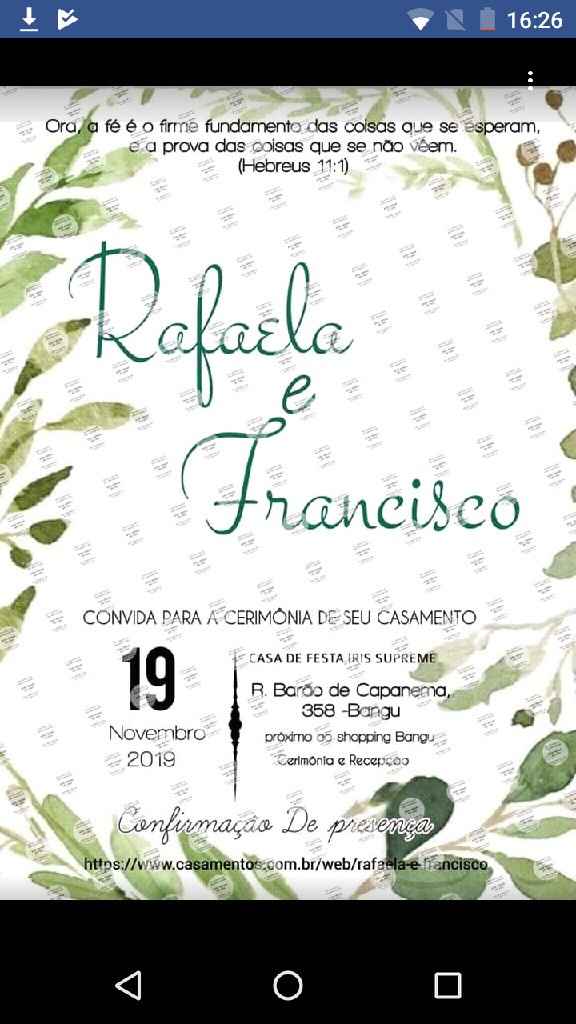 #vote Convite  1 preto ou  2 verde - 2