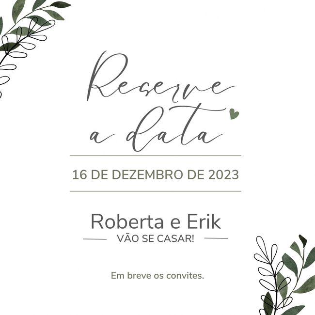 Meu Save the date - 1