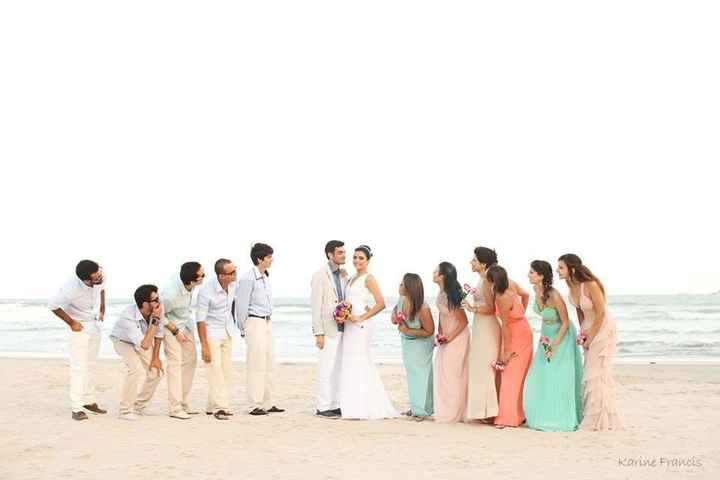 casamento carol - eu sou a de rosa da ponta 