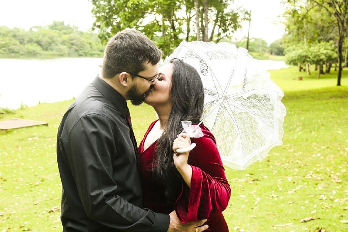 Pré-weddings na comu - Foto de beijo - 1