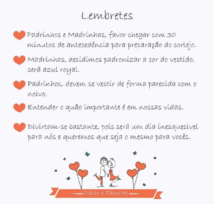 Como convidar os padrinhos de forma criativa e avisa-las da cor que gostaria ? - 1