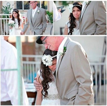 Linda história de amor da filha para o pai!
